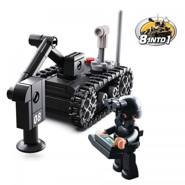 SLUBAN MINE CLEANER M38 B0587D 16078 Sluban bouwstenen: het nieuwe speelgoedmerk met degelijke, duurzame plastic bouwstenen, kunststof blokjes en figuren met voordelige prijzen en ze passen gewoon op andere merken bouwstenen!