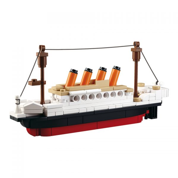 SLUBAN TITANIC SMALL M38 B0576 16074 Sluban bouwstenen: het nieuwe speelgoedmerk met degelijke, duurzame plastic bouwstenen, kunststof blokjes en figuren met voordelige prijzen en ze passen gewoon op andere merken bouwstenen!