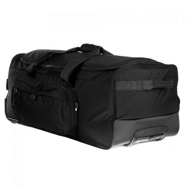 TROLLEY CONTRACTOR10 Trolley Contractor tas gemaakt van Cordura Nylon. Voorzien van Telescopische trekstang. Deze trolley is gemaakt van sterk en duurzaam materiaal. De trolley is voorzien van een afritsbare opbergzak aan de zijkant. <strong>Afmeting: </strong>80 X 45 X 38 cm zwart