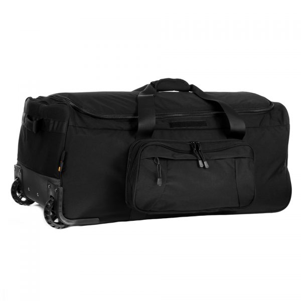 TROLLEY CONTRACTOR15 Trolley Contractor tas gemaakt van Cordura Nylon. Voorzien van Telescopische trekstang. Deze trolley is gemaakt van sterk en duurzaam materiaal. De trolley is voorzien van een afritsbare opbergzak aan de zijkant. <strong>Afmeting: </strong>80 X 45 X 38 cm zwart
