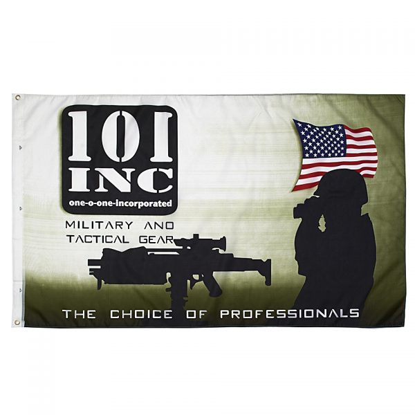 VLAG 101 INC. MILITAIR Vlag van 100% polyester Afmeting; 1 X 1,5 m. &nbsp;