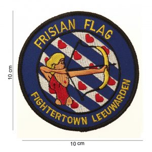 Embleem stof Frislan flag #3065
