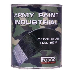 Verf literblik Olive Drab