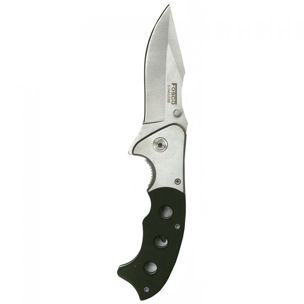 MES CLIP H252A 9053 Mes + clip groen H252A van 1005 metaal. <h4><span style="color: #ff0000;"><strong>Messen en bijlen versturen wij altijd met leeftijdscheck 18+!</strong></span></h4>