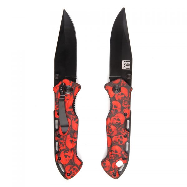 MES SKULL CLIP 016948 9109 Mes skull + clip Zwart van 100% metaal. <div class="colordesc"></div> <div> <h4><span style="color: #ff0000;"><strong>Messen en bijlen versturen wij altijd met leeftijdscheck 18+ Deze wordt uitgevoerd, bij levering door de post bezorging!</strong></span></h4> </div>