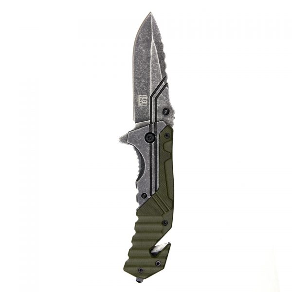 MES VIPER BF210142 9209 9210 92113 <h3 data-start="0" data-end="47"><strong data-start="4" data-end="45">Viper BF210142 Tactisch Mes – 101 INC</strong></h3> <p data-start="49" data-end="329">Het <strong data-start="53" data-end="71">Viper BF210142</strong> is een robuust en multifunctioneel tactisch mes, perfect voor <strong data-start="134" data-end="185">outdoor, survival, airsoft en dagelijks gebruik</strong>. Dit hoogwaardige mes is ontworpen voor maximale betrouwbaarheid en duurzaamheid, zodat je in elke situatie kunt vertrouwen op je uitrusting.</p> <p data-start="331" data-end="594">Het mes heeft een <strong data-start="349" data-end="386">ergonomisch ontworpen G10-handvat</strong>, dat zorgt voor een stevige en comfortabele grip, zelfs in natte of modderige omstandigheden. Het <strong data-start="485" data-end="515">420 roestvrijstalen lemmet</strong> is <strong data-start="519" data-end="534">stonewashed</strong> voor extra duurzaamheid en een stoere, matte uitstraling.</p> <p data-start="596" data-end="875">Een extra functionaliteit van het Viper-mes is de <strong data-start="646" data-end="671">ingebouwde glasbreker</strong>, ideaal voor noodsituaties waarbij je snel een raam moet inslaan. Daarnaast is er een <strong data-start="758" data-end="773">snijfunctie</strong> waarmee je moeiteloos een riem kunt doorsnijden wanneer snelheid en precisie van levensbelang zijn.</p> <div> <div> <h4><span style="color: #ff0000;"><strong>Messen en bijlen versturen wij altijd met leeftijdscheck 18+!</strong></span></h4> </div> </div>