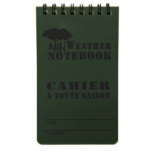Notitieblok all weather klein