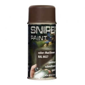 Spuitbus leger verf 150 ml - Bruin