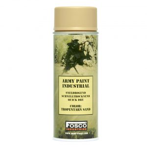 Spuitbus leger verf 400 ml - Tropentarn Sand