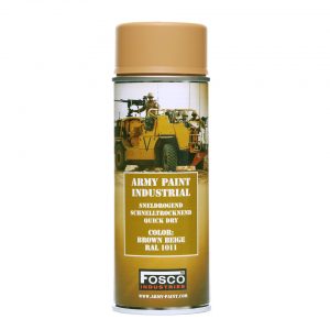 Spuitbus leger verf 400 ml - Bruin/Beige