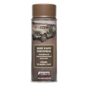 Spuitbus leger verf 400 ml - US Olive