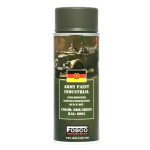 Spuitbus leger verf 400 ml DDR Groen
