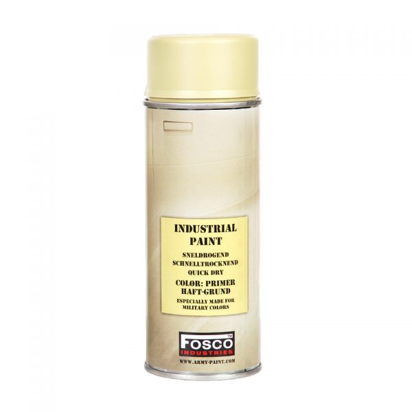 SPUITBUS PRIMER HAFT GRUND Spuitbus primer 400 ml. sneldrogend Speciaal gemaakt voor militaire kleuren. &nbsp;