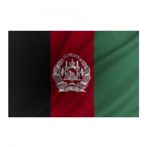 VLAG AFGHANISTAN Vlag van 100% polyester Afmeting; 1 X 1,5 m.