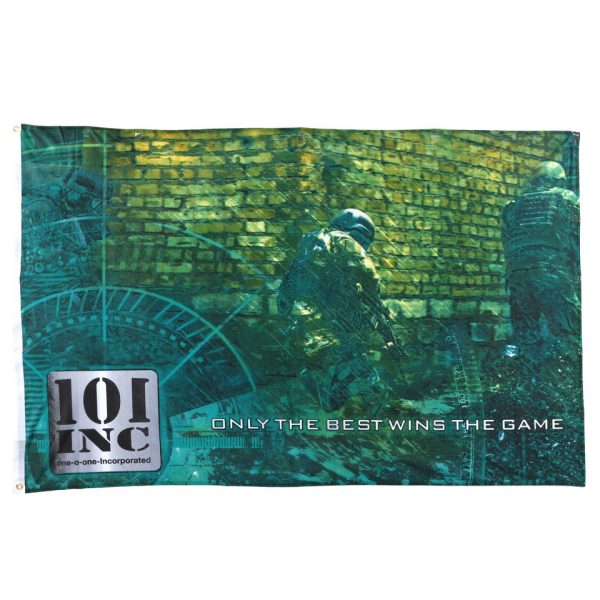 VLAG AIRSOFT 101 INC Vlag van 100% polyester Afmeting: 105 X 155 cm.