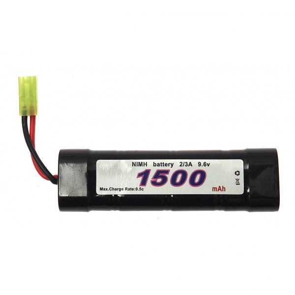 BATTERIJ 101 INC. NIMH 9.6V 1500 MAH Krachtige batterij 101 INC. NIHM 9.6V - 1500 mAH Gebruik en opslag: - Volledig opladen voor gebruik vanwege zelfontlading - Te gebruiken vanaf 10°C - Deze accu heeft geen geheugen effect dus kan je hem gewoon opladen wanneer nodig zonder hem eerst te ontladen. - Mag leeg opslagen worden maar wel moet de spanning regelmatig gecheckt worden om diep ontlading te voorkomen. Alle accu typen kunnen niet tegen diep ontlading. Gebeurt dit wel dan is de kans op schade groot!