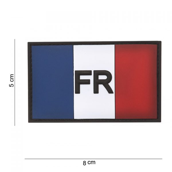 EMBLEEM 3D PVC FRANKRIJK 11186 Embleem PVC met klitteband aan de achterzijde. &nbsp;