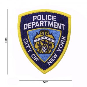Embleem stof Police department #5002
