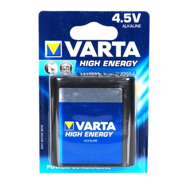 VARTA 45 V PLAT BATTERIJ Varta batterij 4,5 V plat.