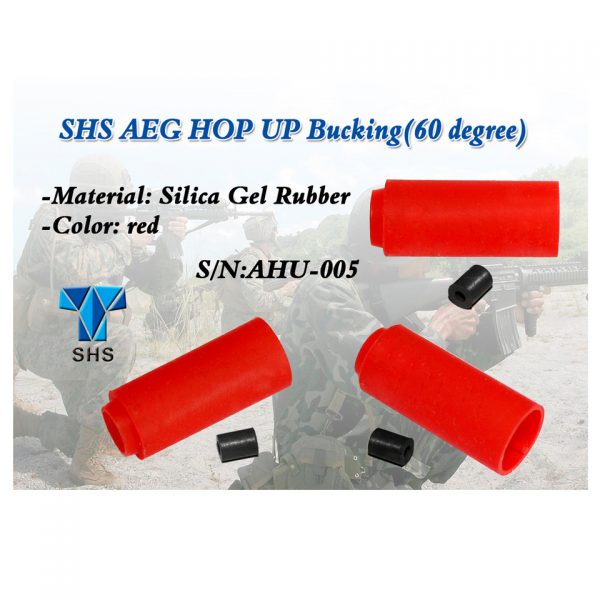 HOP UP BUCKING AHU 0005 23008 Hop Up Bucking 60 graden Materiaal: Siliconen rubber Kleur: Rood. <div class="colordesc">rood</div>