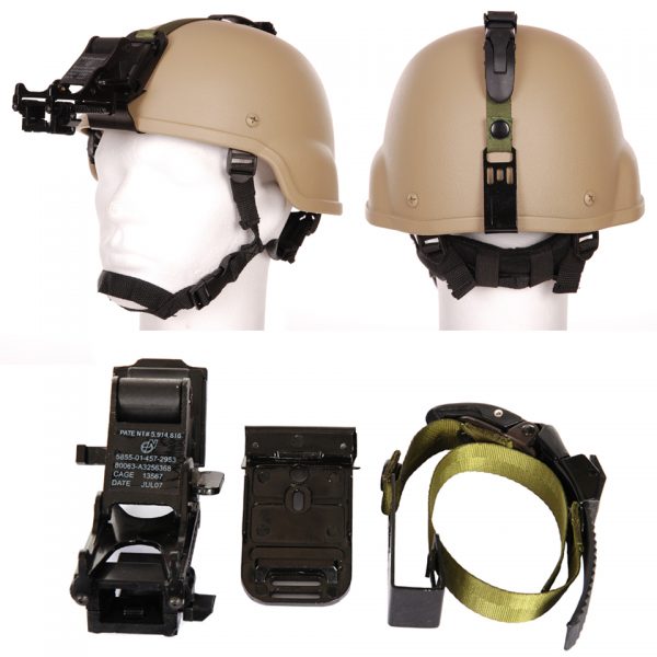 MICH HELMET MOUNT NIGHT VISION Handige Helm mount night vision Houder voor een nachtkijker. Ideaal om de handen vrij te houden. <div class="colordesc">zwart</div>