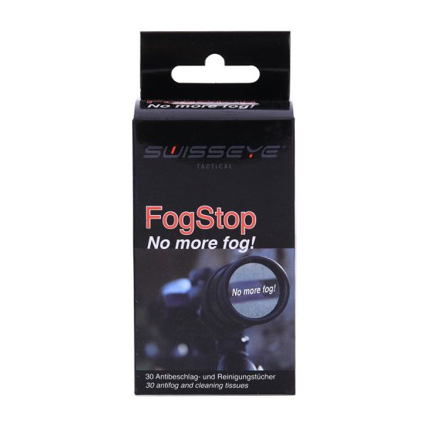 256202 SwissEye Fog Stop doosje a 30 stuks Deze anti condens doekjes helpt het voorkomen van condens aanslag bij transpireren (zweten). * Anti condens tissue * 24 uur anti condens bestand * Antistatisch * Ideaal voor bril, camera's, verrekijker, enz. ...