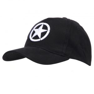 Baseball cap 82nd Airborne Subdued Zwart