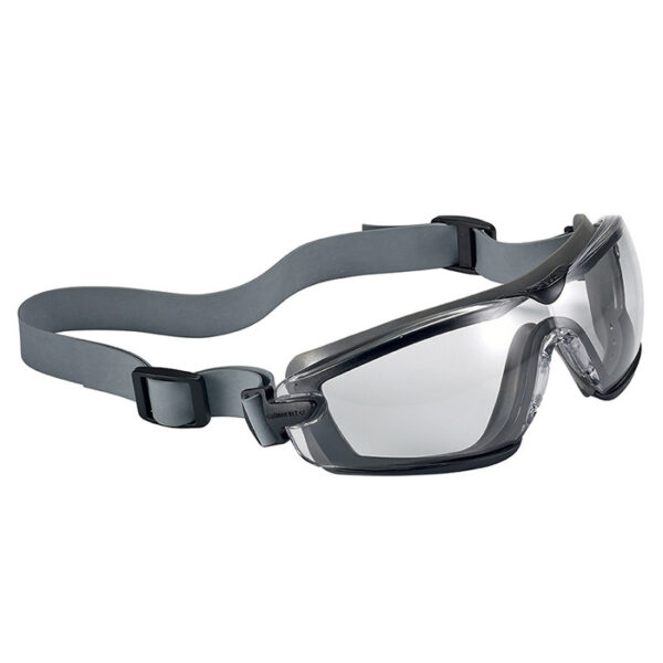 Bolle cobra bril COBTPRPSI platinum 14 Met zijn riem in neopreen en in gemakkelijk te reinigen TPR geïntegreerde foam, is deze kit bijzonder geschikt voor een cleanrooms en de voedingsmiddelenindustrie. <strong>Eigenschappen:</strong> * Uiterst stevige spoggle (spectacle + goggle) * Band in neopreen + TPR foam rand * Platinum® coating * Compact, licht en panoramisch * 100% waterdicht <div class="colordesc">grijs</div>