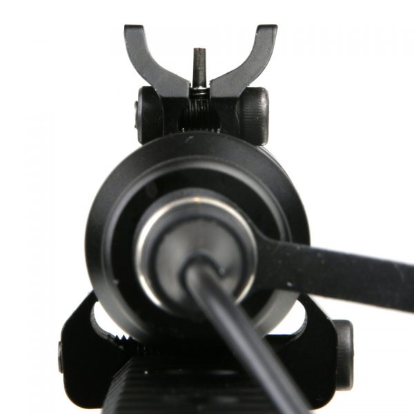 FORE SIGHT LIGHT NE 04030 • CREE XP-E R2 LED generates 230 lumens of blinding white light and continues producing level light for more than 25 minutes. • Tactical switch: The second generation of pressure activated tape switch. • Mounts to any 1913 style rail. • Powered by 1*CR123A or 1*16340(3.7V) Batteries. • Mounts up at the 12 o'clock position • Construction High-strength aerospace aluminum with anodizing; impact-resistant polymer. • Weatherproof O-ring and gasket sealed. <div class="colordesc">zwart</div>