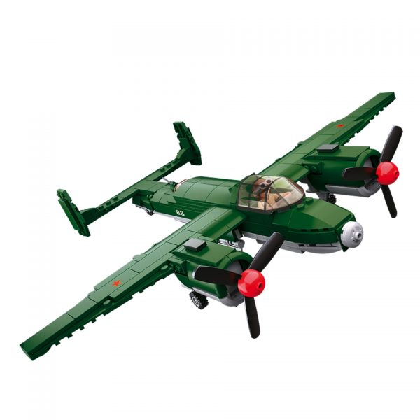 SLUBAN WWII ALLIED BOMBER M38 B0688 16098 Sluban bouwstenen: het nieuwe speelgoedmerk met degelijke, duurzame plastic bouwstenen, kunststof blokjes en figuren met voordelige prijzen en ze passen gewoon op andere merken bouwstenen!