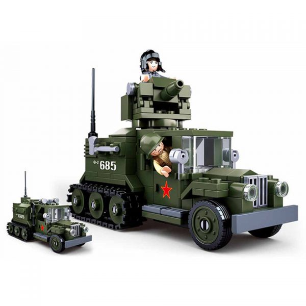 SLUBAN WWII ALLIED HALF M38 B0685 16135 Sluban bouwstenen: het nieuwe speelgoedmerk met degelijke, duurzame plastic bouwstenen, kunststof blokjes en figuren met voordelige prijzen en ze passen gewoon op andere merken bouwstenen!