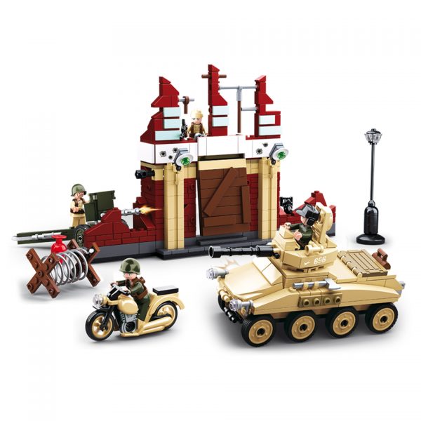 SLUBAN WWII BATTLE OF STALINGRAD M38 B0696 16199 Sluban bouwstenen: het nieuwe speelgoedmerk met degelijke, duurzame plastic bouwstenen, kunststof blokjes en figuren met voordelige prijzen en ze passen gewoon op andere merken bouwstenen!