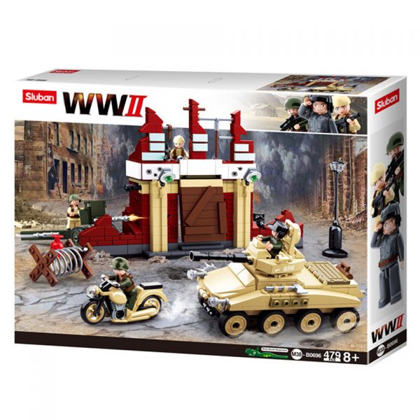SLUBAN WWII BATTLE OF STALINGRAD M38 B0696 161991 Sluban bouwstenen: het nieuwe speelgoedmerk met degelijke, duurzame plastic bouwstenen, kunststof blokjes en figuren met voordelige prijzen en ze passen gewoon op andere merken bouwstenen!