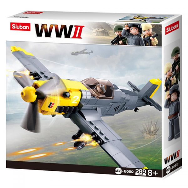 SLUBAN WWII GERMAN BOMBER M38 B0692 160971 Sluban bouwstenen: het nieuwe speelgoedmerk met degelijke, duurzame plastic bouwstenen, kunststof blokjes en figuren met voordelige prijzen en ze passen gewoon op andere merken bouwstenen!
