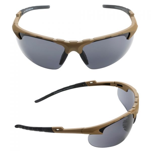 SWISSEYE BRIL APACHE 40232 * Polycarbonate lens with antifog/antiscratch coating * 100% UVA-, UVB- and UVC-protection up to 400 nm * Spare lenses in orange & clear * Microfiber bag and case * EN 1836:2005+A1:2007, ANSI Z87.1 2003 * STANAG 2920 <div class="colordesc">bruin</div>