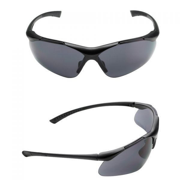 SWISSEYE BRIL MAVERICK 40221 * polycarbonate lens with antifog/antiscratch coating * 100% UVA-, UVB- and UVC-protection up to 400 nm (nanometer) * spare lenses in smoke * microfiber bag * EN 1836:2005+A1:2007 * ANSI Z87.1 2003 * STANAG 2920