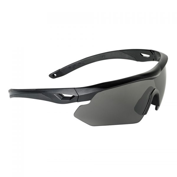 SWISSEYE BRIL NIGHTHAWK 40291 *light protection glasses with soft temples zwart *optimal wearing comfort with ear protection because of the flat temples *polycarbonate lens with antifog/antiscratch coating *100% UVA-, UVB- and UVC-protection up to 400 nm (nanometer) *spare lenses in orange & clear *microfiber bag and case *EN 1836:2005+A1:2007