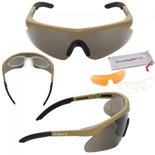 SWISSEYE BRIL RAPTOR 10162 * adjustable temples with front lens/angle of inclination shifting * antifog/antiscratch coating * 100% UVA-, UVB- and UVC-protection up to 400 nm (nanometer) * removable clip adapter for glazing (optional) * spare lenses in orange & clear * microfiber bag * EN 1836:2005+A1:2007 * ANSI Z87.1 2003 * STANAG 2920 * EN 166:2001 <div class="colordesc">bruin</div>