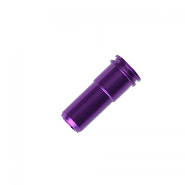 AK LONG NOZZLE TZ0063 28022 Lange nozzle voor AK series • Gemaakt van 7075 Aluminium en CNC bewerkt • Voorzien van interne O-ring om te voorkomen dat er lucht ontsnapt tussen de cilinderkop en nozzle. <div class="colordesc">paars</div>