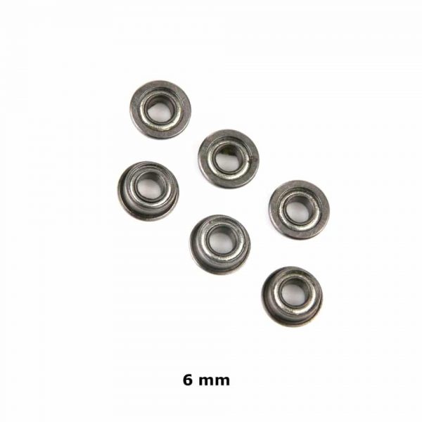 BALL BUSHING 6MM ZT0017 29010 Kogellager bussen kunnen je AEGs prestaties verhogen. De lagers laten uw tandwielen makkelijker draaien waardoor de ROF wordt verhoogt en de opbouw van warmte wordt verminderd.