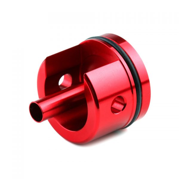 CYLINDER HEAD ALU GT0081 27034 - Materiaal: 6061 aluminium, CNC - gemachineerd - Hoge precisie en zeer sterk - Voorzien van een o-ring voor een betere lucht afdichting - Rubber kussen om schokken te absorberen - Geschikt voor Marui Next Gen M4 versnellingsbak (Nieuw Ver 2) <div class="colordesc">rood</div>