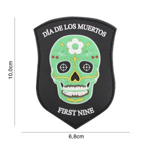 Embleem 3D PVC First nine schild groen #6124