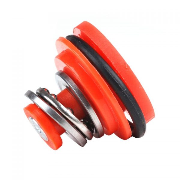 IN0402 LIGHTWEIGHT PISTON HEAD IN0402 lightweight piston head Piston head met druklager om meer effectief te zijn. Deze lichtgewicht piston zorgt voor een zachter en stiller schietgeluid.