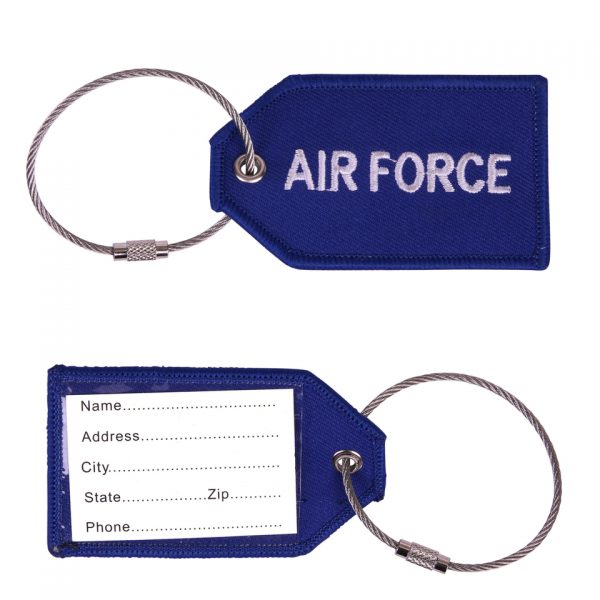 BAGAGE LABEL AIRFORCE 7273 Bagage label van 100% nylon. <div class="colordesc">blauw</div> <div></div> <div> <div class="colordesc">rood</div> </div>