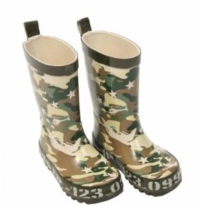 Kinderlaarsjes Rubber KM - Camouflage