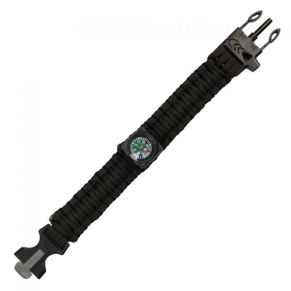 PARACORD SURVIVAL KOMPAS 9 INCH JYFPB032 De Paracord Survival Kompas 9 Inch JYFPB03 bij DeDump.nl is een onmisbare metgezel voor outdoor avonturiers en survival liefhebbers. Deze veelzijdige paracord armband is uitgerust met handige features om je te helpen tijdens je avonturen. Met een kunststof Quick Release sluiting kun je de armband eenvoudig aan- en uitdoen, waardoor het snel toegankelijk is wanneer je het nodig hebt. Naast een vuurstarter en noodfluitje is deze armband voorzien van een kompas, waardoor je altijd de juiste richting kunt bepalen tijdens je outdoor reizen. Het duurzame nylon paracord dat in de armband is verwerkt, biedt een breed scala aan toepassingen, zoals het gebruiken als waslijn, scheerlijn, schoenveters, geweerriem, voor reparaties, en meer. Het is een betrouwbare tool voor noodsituaties en essentieel voor survival, bushcraft, jacht, camping, en andere buitenactiviteiten. De Paracord Survival Kompas 9 Inch JYFPB03 is verkrijgbaar in 3 kleuren, zodat je kunt kiezen welke het beste bij je uitrusting past. Met een lengte van 9 inch past de armband comfortabel om je pols en biedt het gemak en veelzijdigheid onderweg. Ga voorbereid op pad met de Paracord Survival Kompas 9 Inch JYFPB03. Bestel nu bij DeDump.nl en ervaar de functionaliteit en gebruiksgemak van deze handige paracord armband tijdens je outdoor avonturen. <ul> <li>Waslijn/scheerlijn</li> <li>Schoenveters</li> <li>Geweerriem</li> <li>Reparaties</li> <li>Survival/Bushcraft/Outdoor</li> <li>Jacht/camping.</li> </ul> <strong>Kenmerken:</strong> <ul> <li>Kompas</li> <li>Vuurstarter</li> <li>Noodfluitje</li> </ul> Verkrijgbaar in 3 kleuren <strong>Maat/Lengte:</strong> 9 Inch <strong>Materiaal:</strong> Nylon <div> <div class="colordesc"></div> </div>