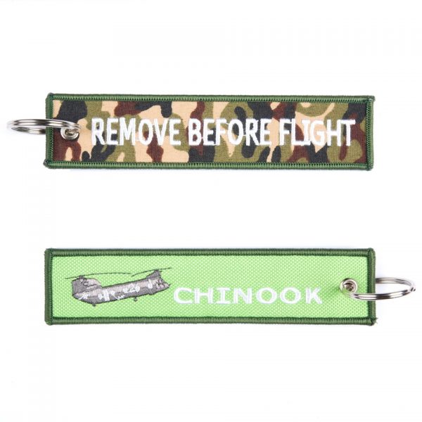 SLEUTELHANGER RBF CHINOOK GROEN 37 Sleutelhanger van 100% nylon.