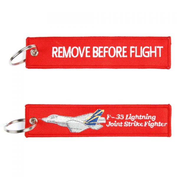SLEUTELHANGER RBF F 35 JSF STYLE 2 51 Sleutelhanger van 100% nylon.