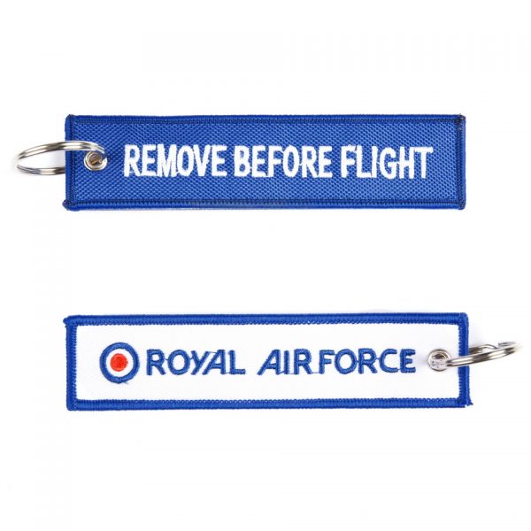 SLEUTELHANGER RBF ROYAL AIRFORCE BLAUW 40 Sleutelhanger van 100% nylon.