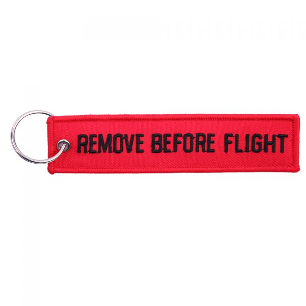 SLEUTELHANGER RBF ZWART ROOD 64 Sleutelhanger van 100% nylon.